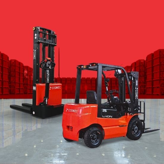 Meningkatkan Efisiensi Industri dengan Forklift Listrik Cosmec